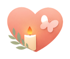 Icône de deuil périnatal - soutien et compassion