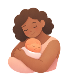 Icône de soutien post-partum - soutien après la naissance